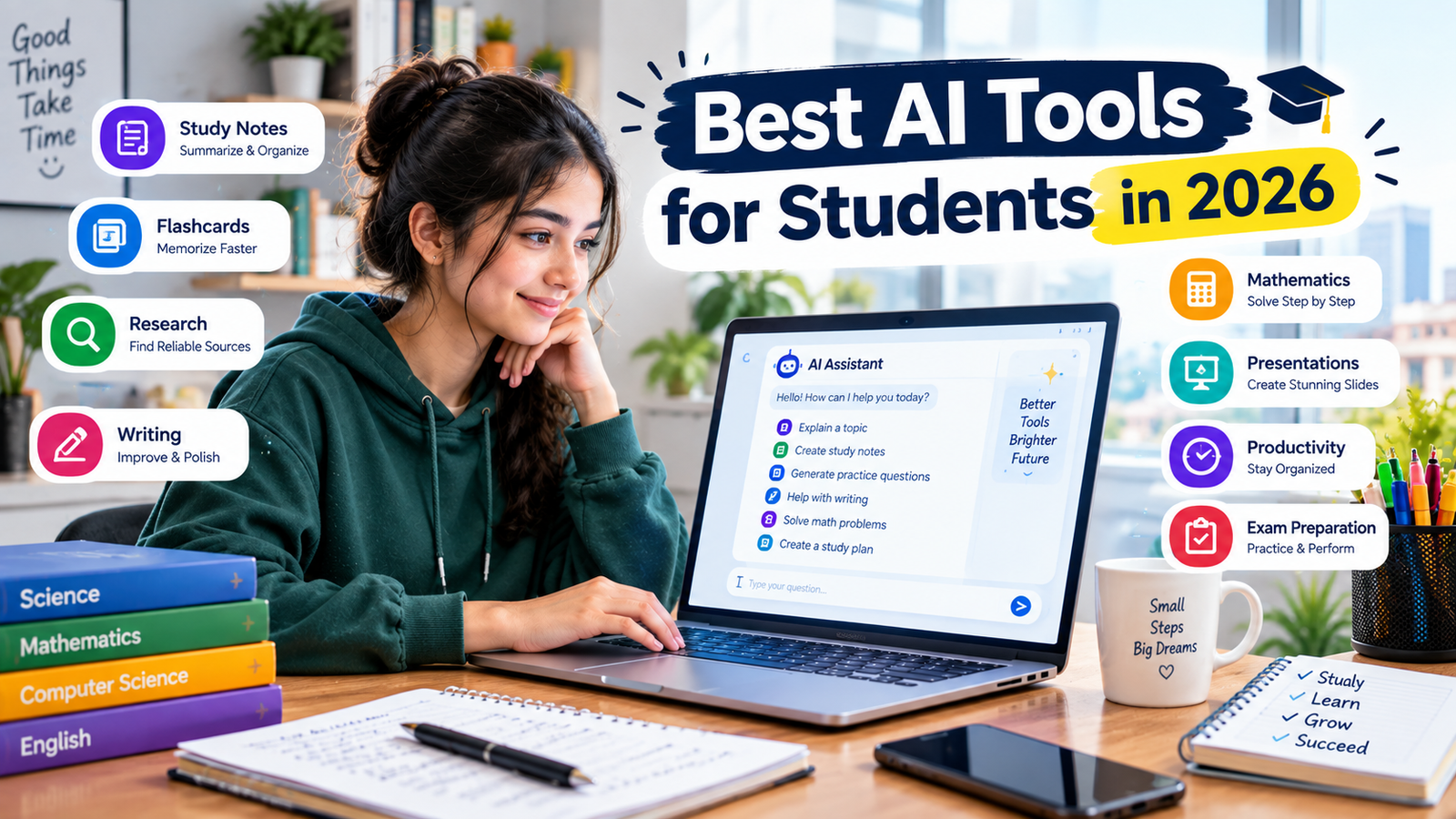 Best AI Tools for Students in 2026: 15 Tools for Smarter Learning
