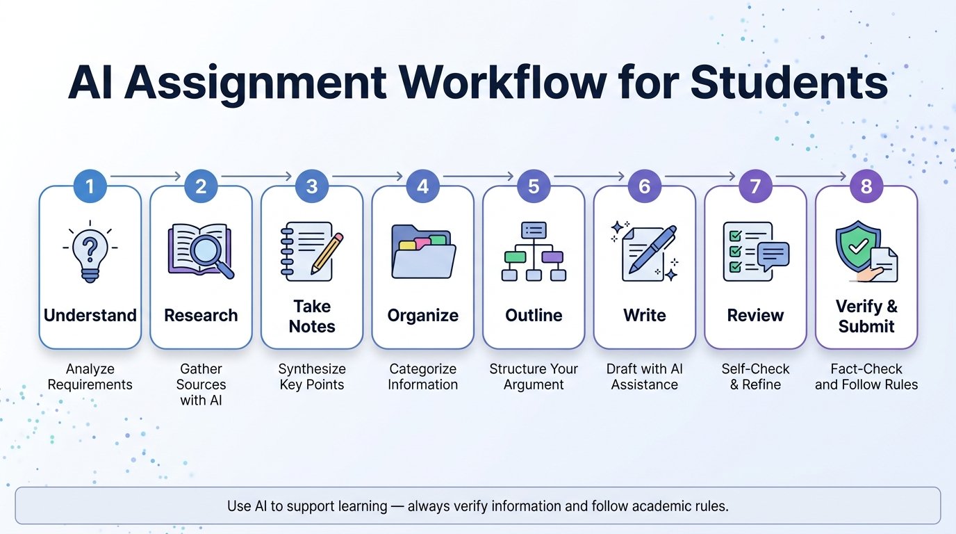 How Students Can Use AI for Assignments